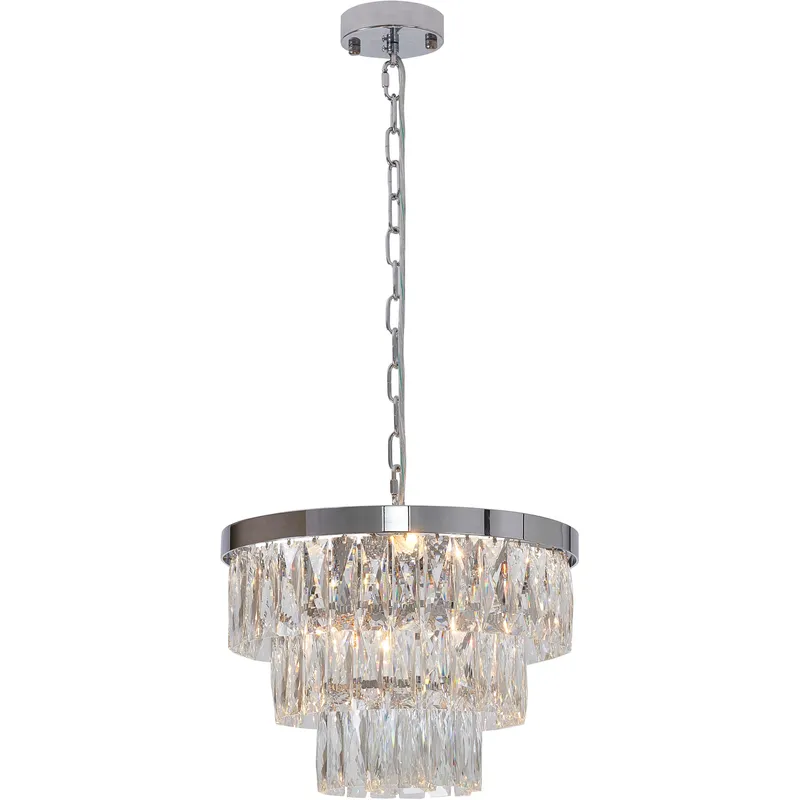 Canada 6 Light 15.75 inch Chrome Chandelier Ceiling Light