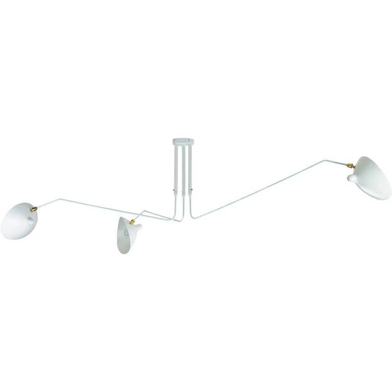 Canada 3 Light 33 inch White Flush Mount Ceiling Light