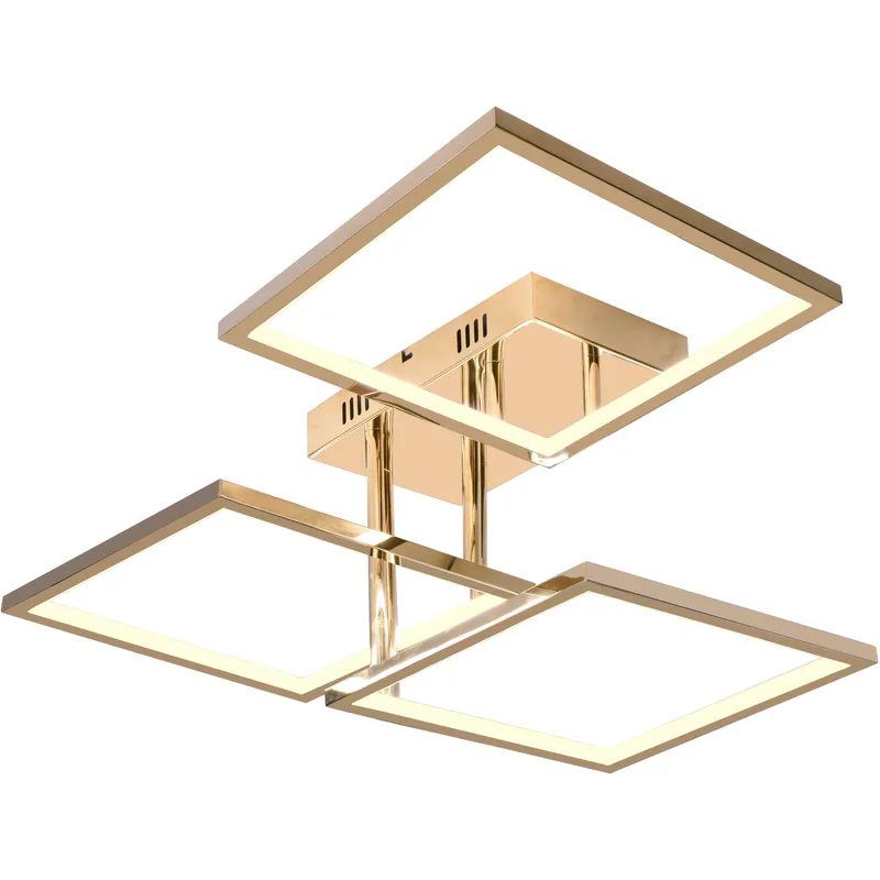 Canada LED 19.6 inch Gold Flush Mount Ceiling Light