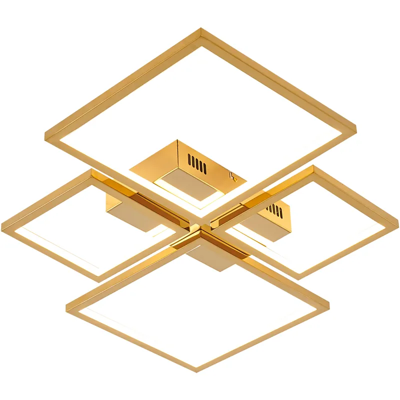 Canada LED 24.4 inch Gold Flush Mount Ceiling Light