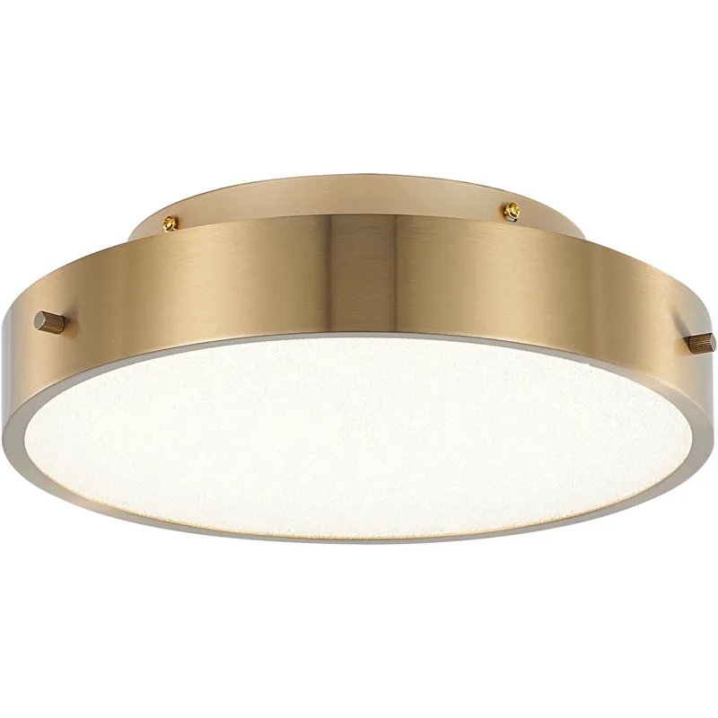 Canada LED 12 inch Brass Flush Mount Ceiling Light