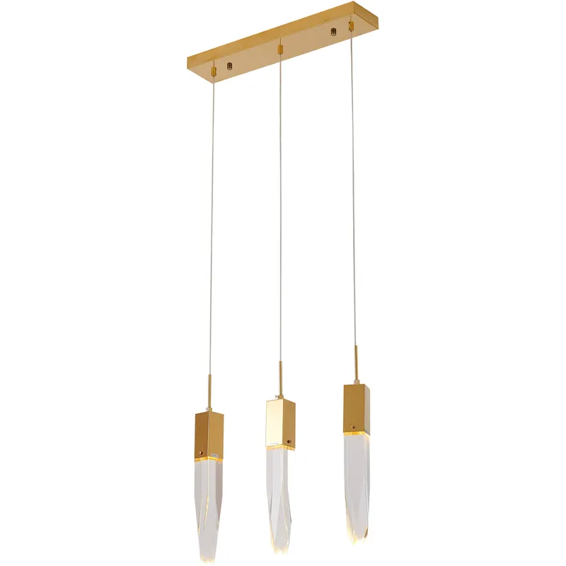 Canada 3 Light 22.05 inch Gold Island Lighting Ceiling Light