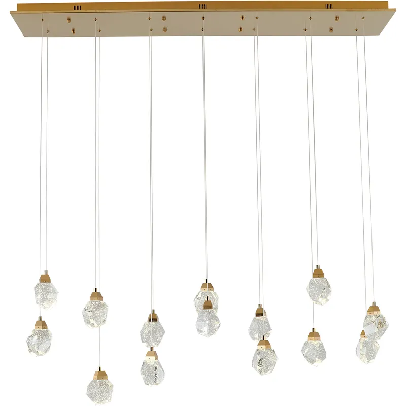 Canada LED 60 inch Gold Island Lighting Ceiling Light