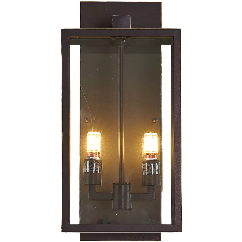 Canada 2 Light 21 inch Bronzed Black Outdoor Wall Sconce