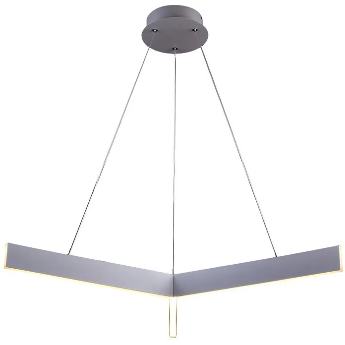 Canada LED 26.8 inch Grey Chandelier Ceiling Light