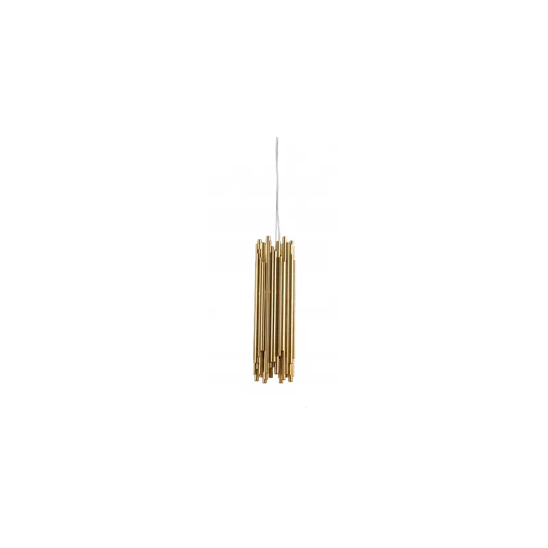 Canada 1 Light 7.6 inch Gold Single Pendant Lighting Ceiling Light