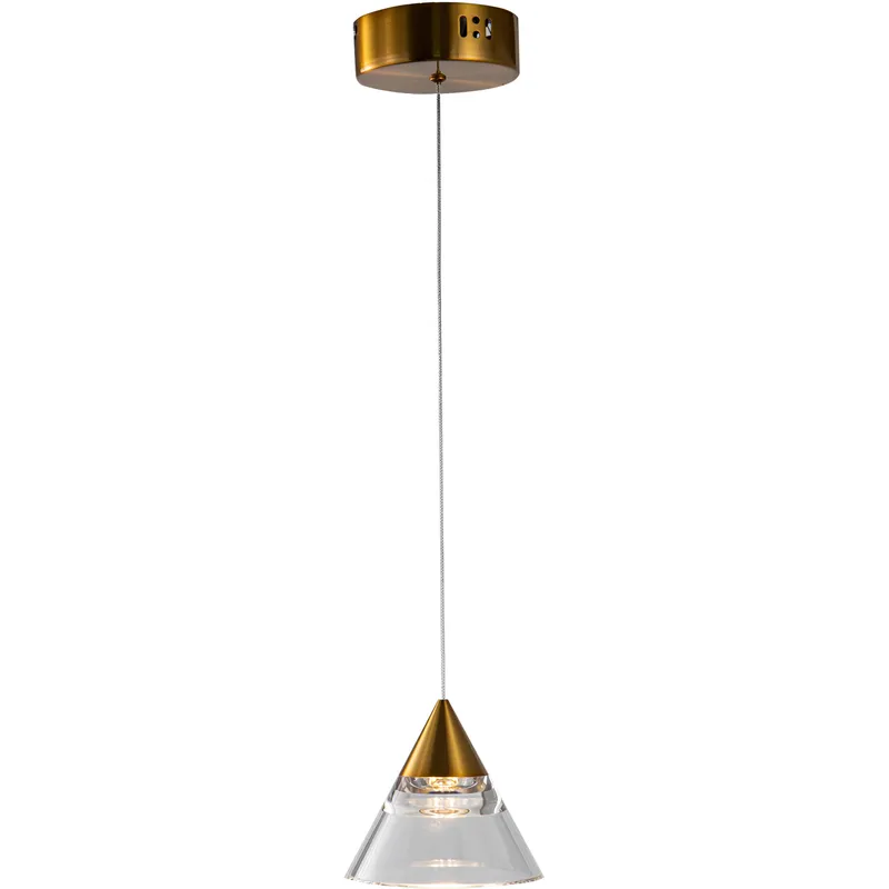 Canada LED 5.5 inch Antique Gold Pendant Ceiling Light