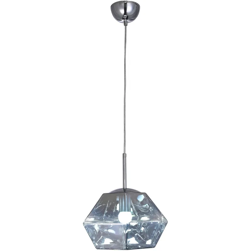Canada 1 Light 11.8 inch Chrome Pendant Ceiling Light