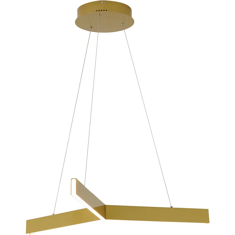 Canada LED 26.8 inch Brass Chandelier Ceiling Light