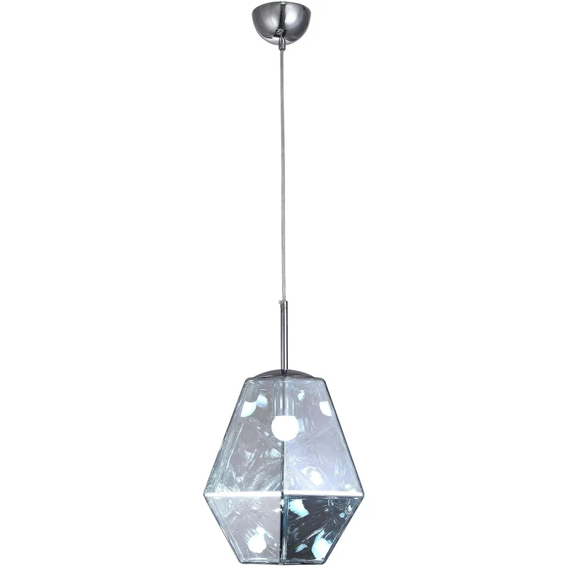 Canada 1 Light 11.8 inch Chrome Pendant Ceiling Light