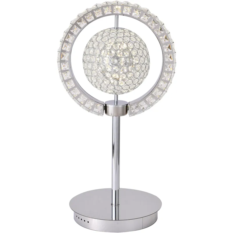 Canada 26.7 inch 25.00 watt Chrome Table Lamp Portable Light