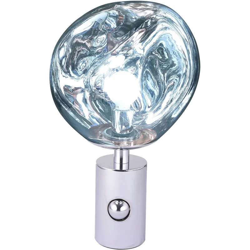 Canada 16.9 inch 60.00 watt Chrome Table Lamp Portable Light