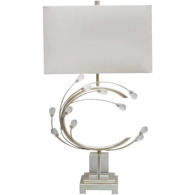 Canada 30.5 inch 40.00 watt Silver Table Lamp Portable Light