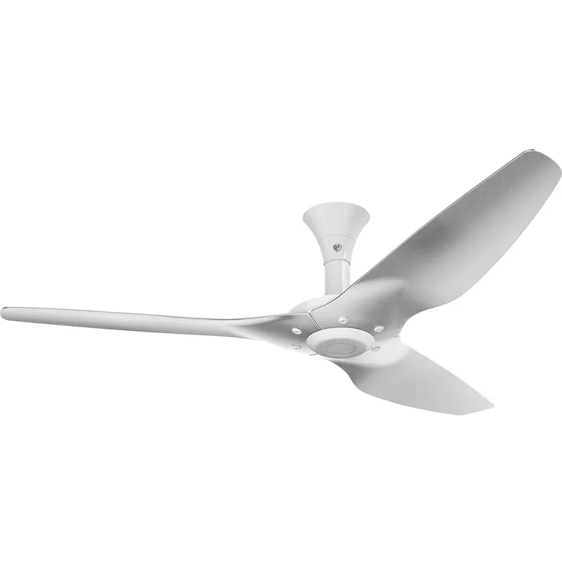 Haiku 60 inch White with Brushed Aluminum Blades Ceiling Fan