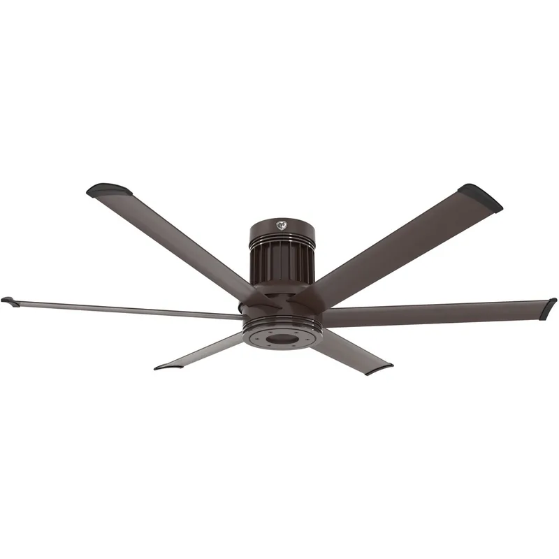 i6 60 inch Oil Rubbed Bronze Outdoor Ceiling Fan in Flush, Flush Mount