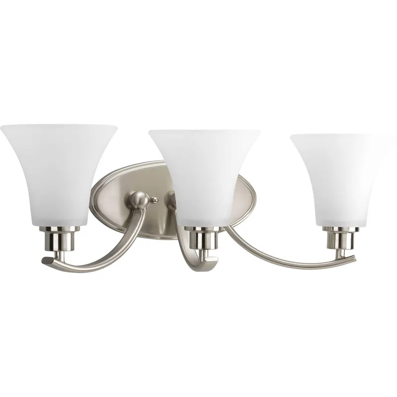 Athy 3 Light 22 inch Brushed Nickel Bath Vanity Wall Light
