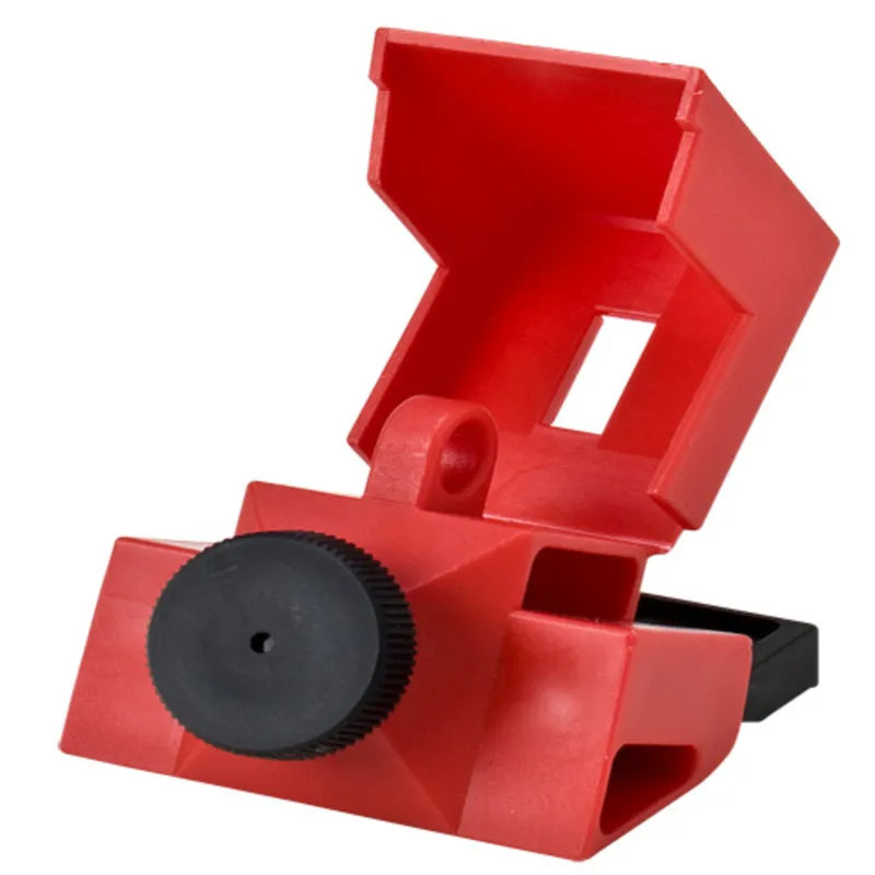Breaker, Lock-Out, Clamp On, 2-3P, Red, 480/600VAC, Thumbscrew