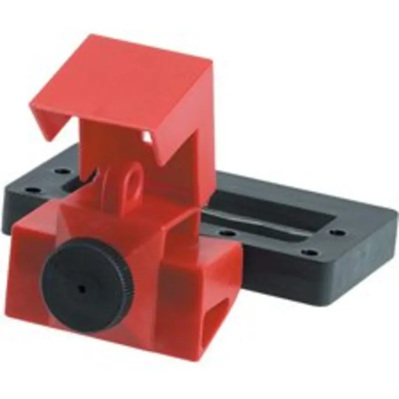 Breaker, Lock-Out, Clamp On, 2-3P, Red, 480/600VAC, Thumbscrew