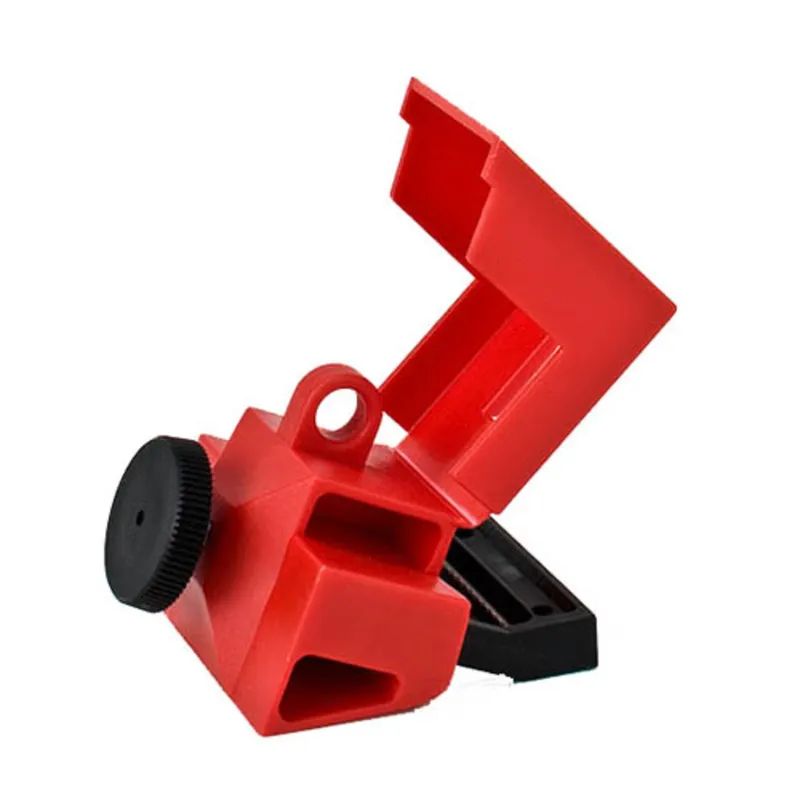 Breaker, Lock-Out, Clamp On, 2-3P, Red, 480/600VAC, Thumbscrew