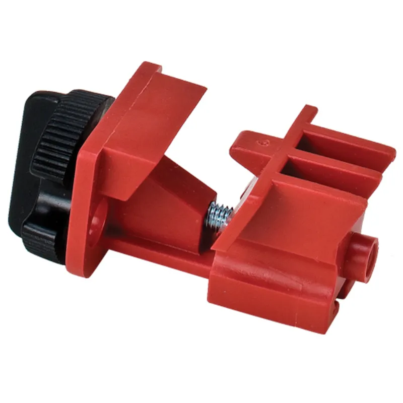 Breaker, Lockout, Universal Multi-pole, Red, Thumbscrew