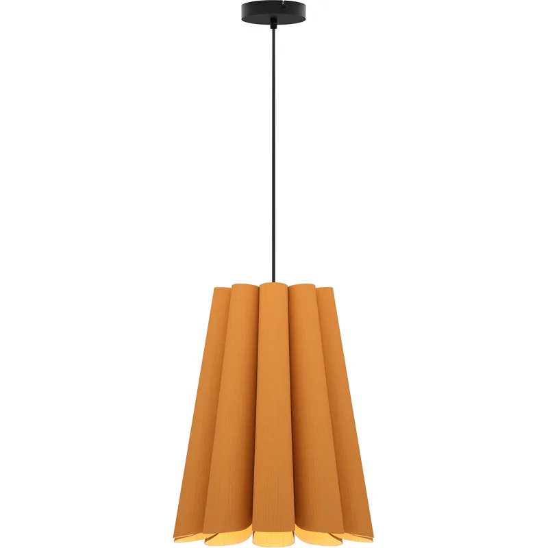 Olivia 1 Light 15.5 inch Black Pendant Ceiling Light in Petribi/Ash, WEP Collection