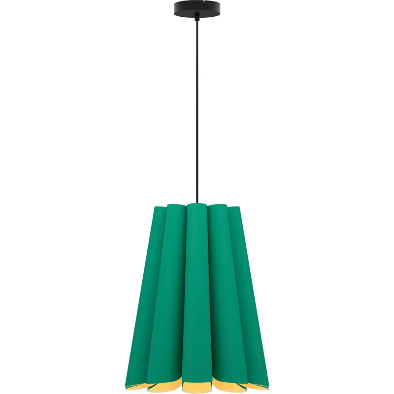 Olivia 1 Light 15.5 inch Black Pendant Ceiling Light in Light Petrol/Ash, WEP Collection