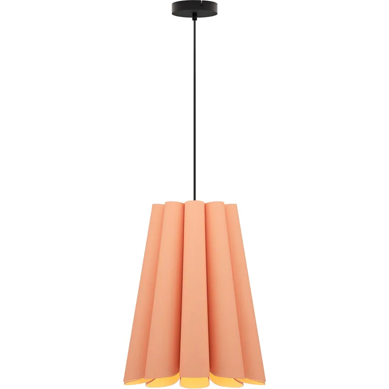 Olivia 1 Light 15.5 inch Black Pendant Ceiling Light in Rose/Ash, WEP Collection