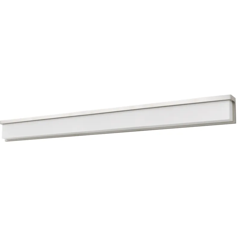 Almeria LED 36.25 inch Brushed Steel Vanity Light Wall Light