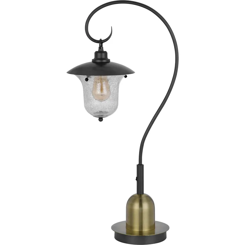 Walcott 32 inch 60.00 watt Dark Bronze and Antique Brass Table Lamp Portable Light
