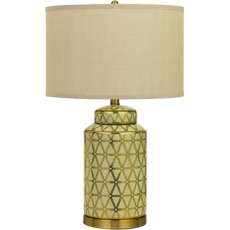 Barletta 25 inch 150 watt Antique Gold Table Lamp Portable Light
