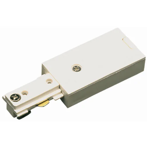 Cal Track White Live End Connector Ceiling Light