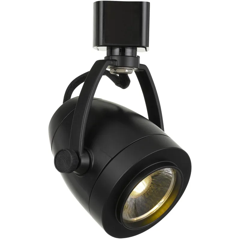 Ht System 1 Light Black Track Head Ceiling Light
