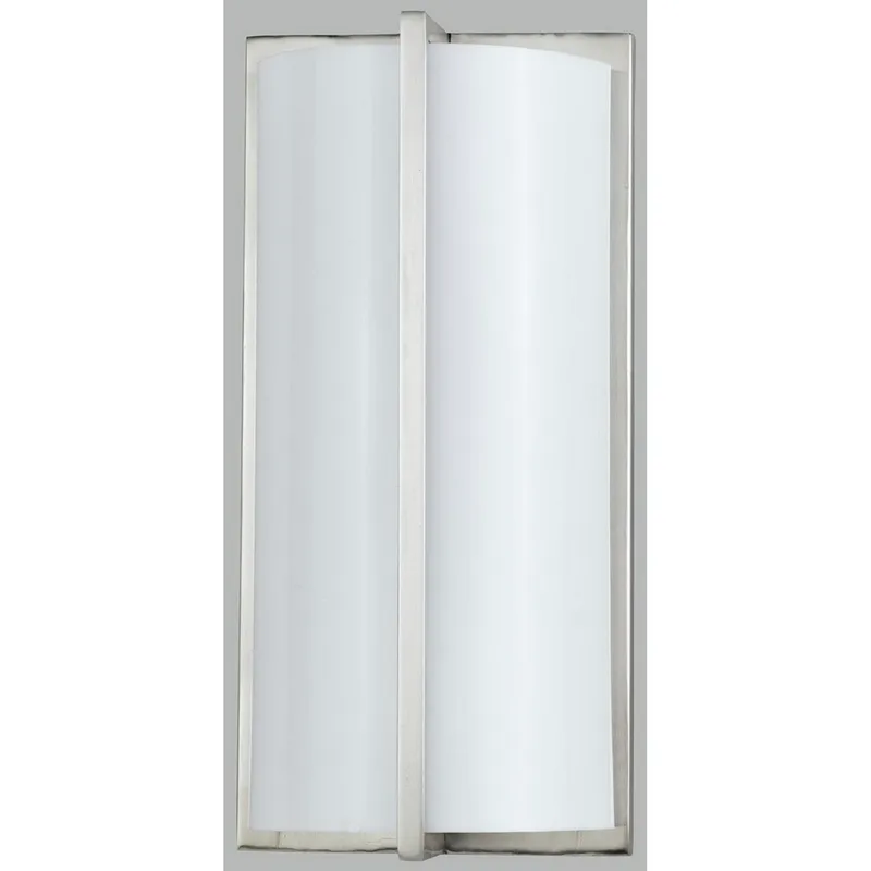 Signature 1 Light 12.25 inch Brushed Steel Wall Lamp Wall Light