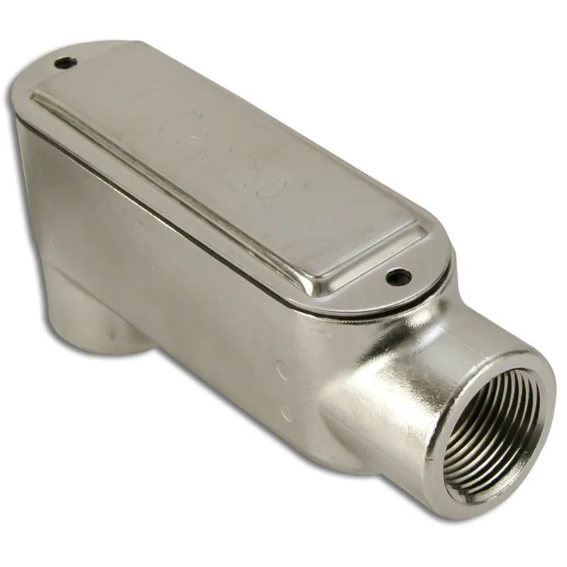 Conduit Body, Type LB, Size: 3/4", Form 8, Stainless Steel
