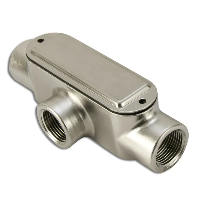 Conduit Body, Type T, 3/4", Form 8, Stainless Steel