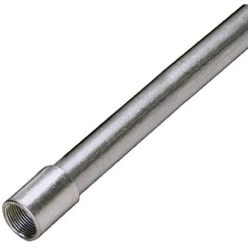 1" Type 304 Stainless Steel Rigid Conduit, 10' Length
