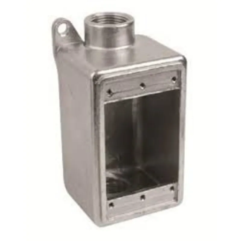FD Device Box, 1-Gang, (1) 3/4" Hub, Stainless Steel
