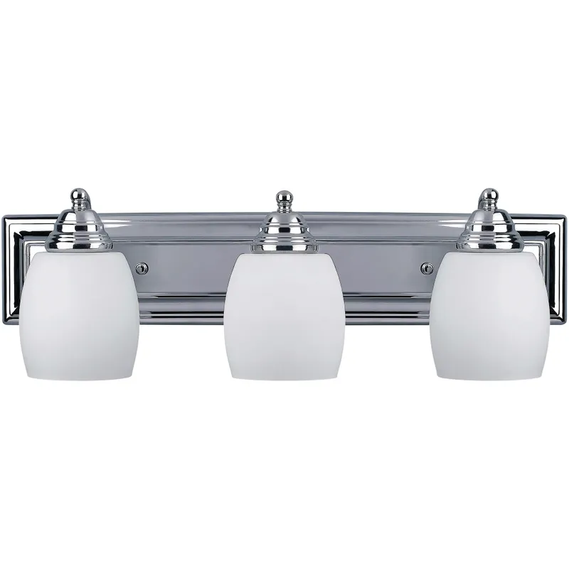 Madison 3 Light 24 inch Chrome Vanity Light Wall Light
