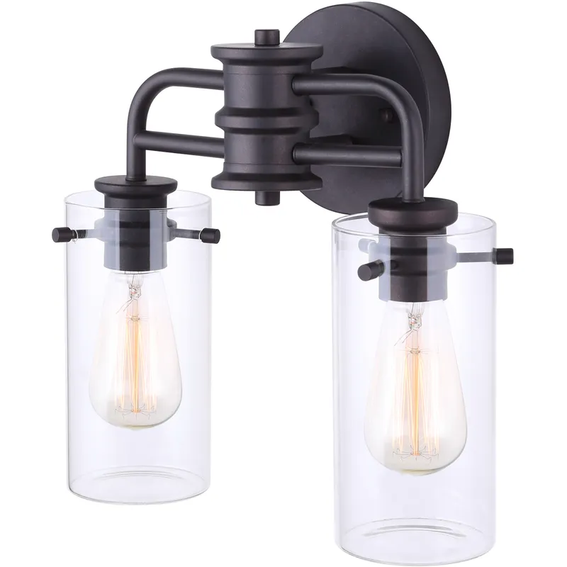 Madison 2 Light 14 inch Oil Rubbed Bronze Vanity Light Wall Light