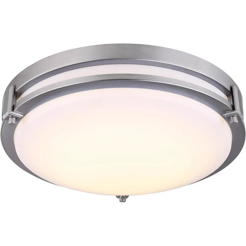 Madison LED 13 inch Brushed Nickel Flush Mount Ceiling Light