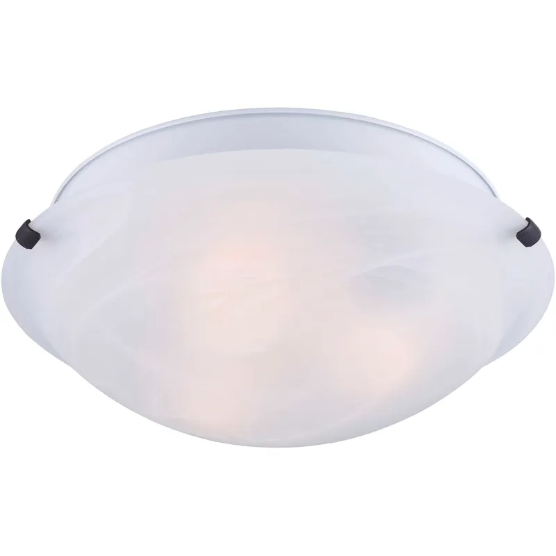 Madison 3 Light 16 inch Oil Rubbed Bronze Flush Mount Ceiling Light