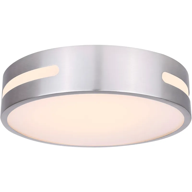 Niven LED 13 inch Brushed Nickel Flush Mount Ceiling Light