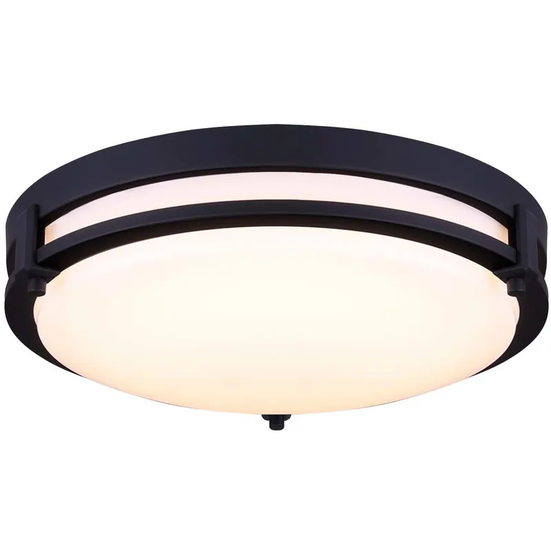 Gilda LED 13 inch Black Flush Mount Ceiling Light