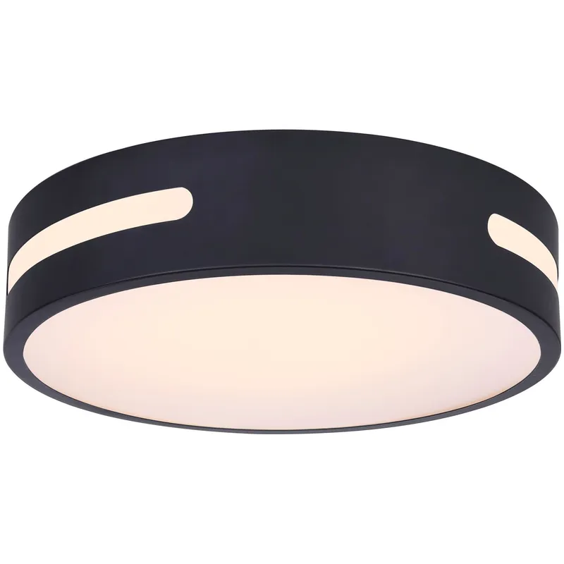 Niven LED 13 inch Black Flush Mount Ceiling Light