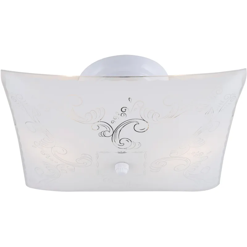 Madison 2 Light 12 inch White Flush Mount Ceiling Light