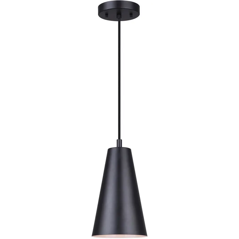 Orli 1 Light 6.25 inch Matte Black Pendant Ceiling Light