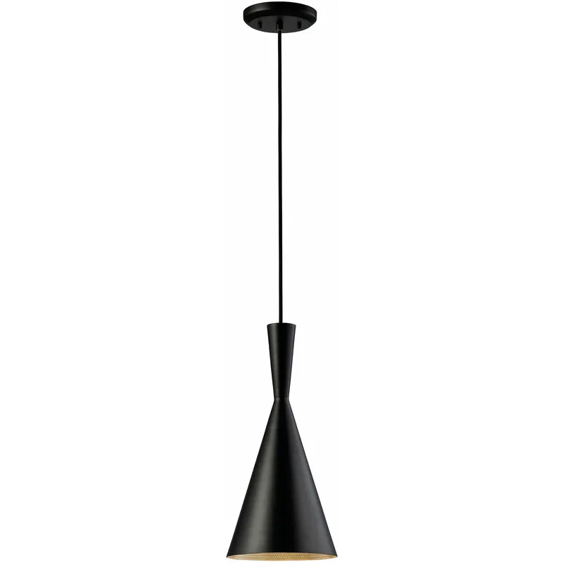 Madison 1 Light 7.25 inch Black Pendant Light Ceiling Light