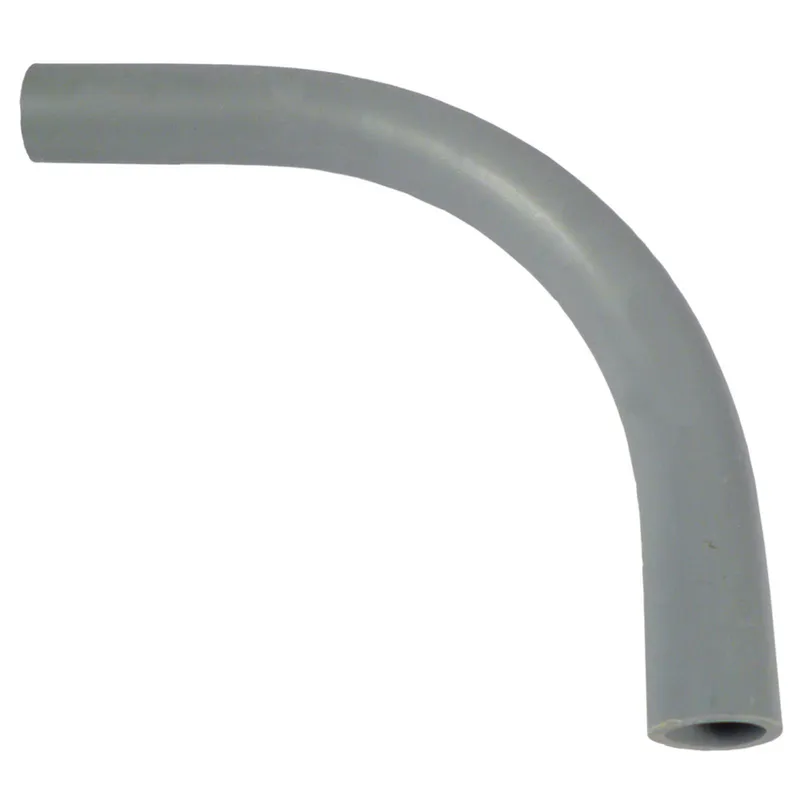 2" PVC 90° Elbow, Schedule 40, Gray