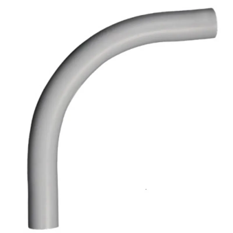 1/2" PVC 90° Elbow, Schedule 40, Gray