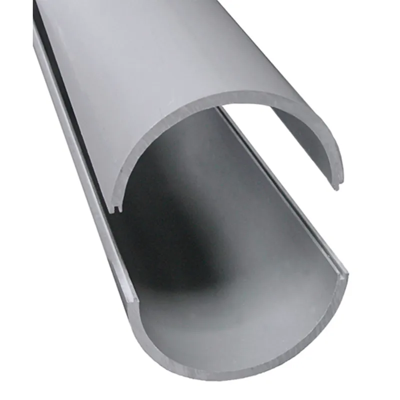 2" PVC Split Duct Conduit, 10' Length, Schedule 40, Gray